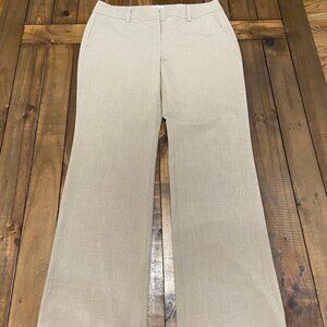 Halogen Pants Womens 12 Beige Taylor Fit Slacks Straight Leg Dress Trousers Work